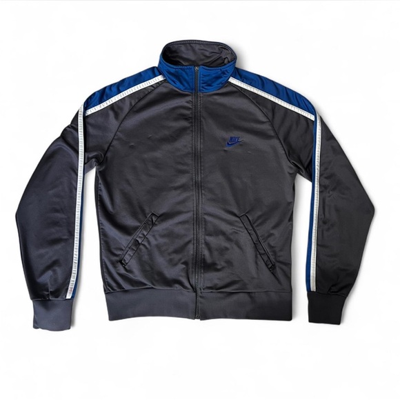 Nike Grey and Blue Jacket - Picture 1 of 4